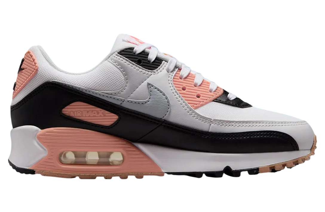 nike air max 90 wmns white apricot agate 0