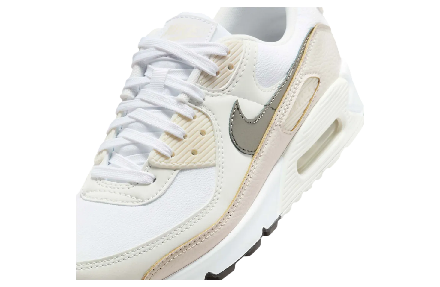 nike air max 90 wmns white flat pewter 4
