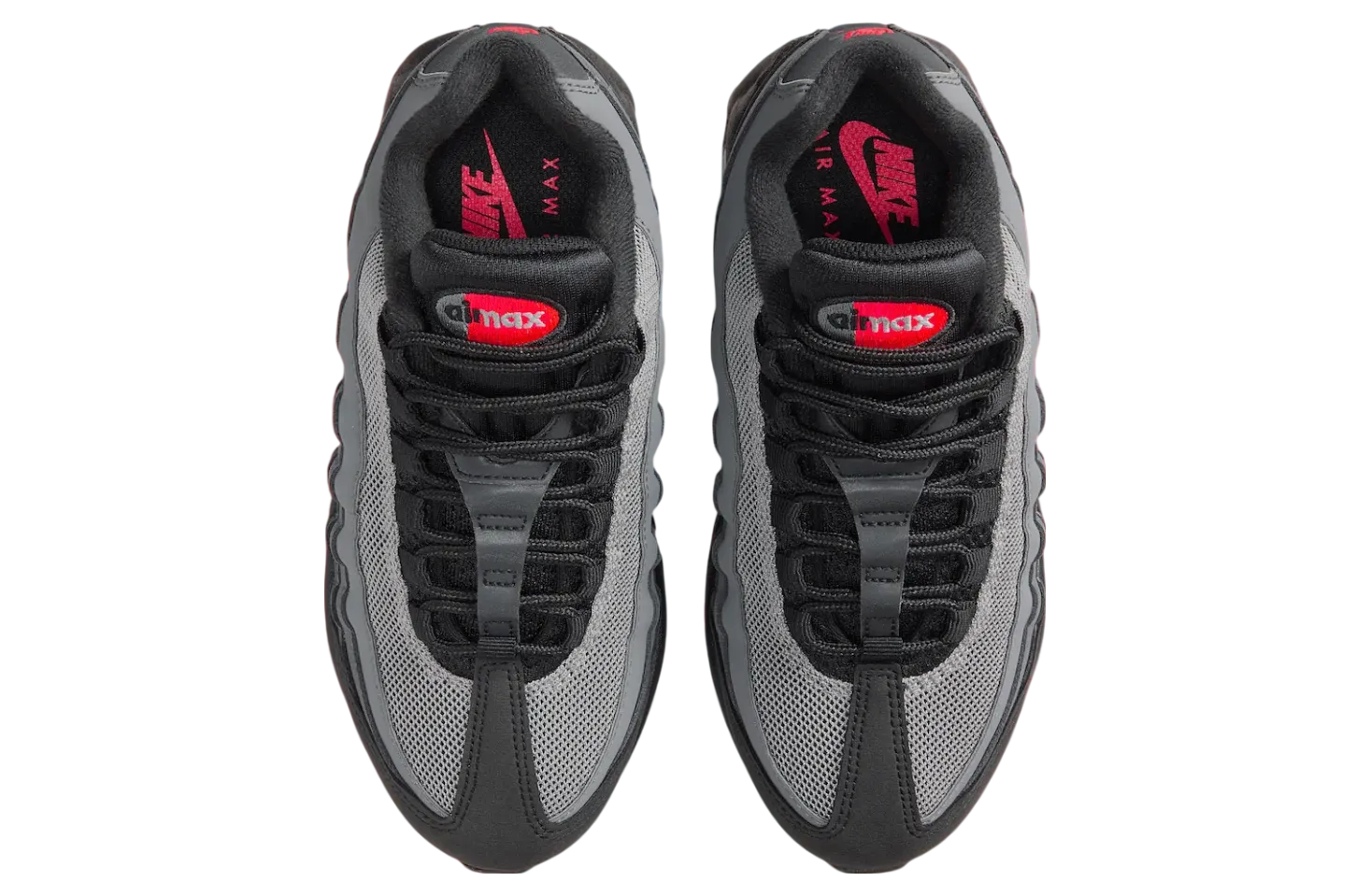 nike air max 95 big bubble black bright crimson 2