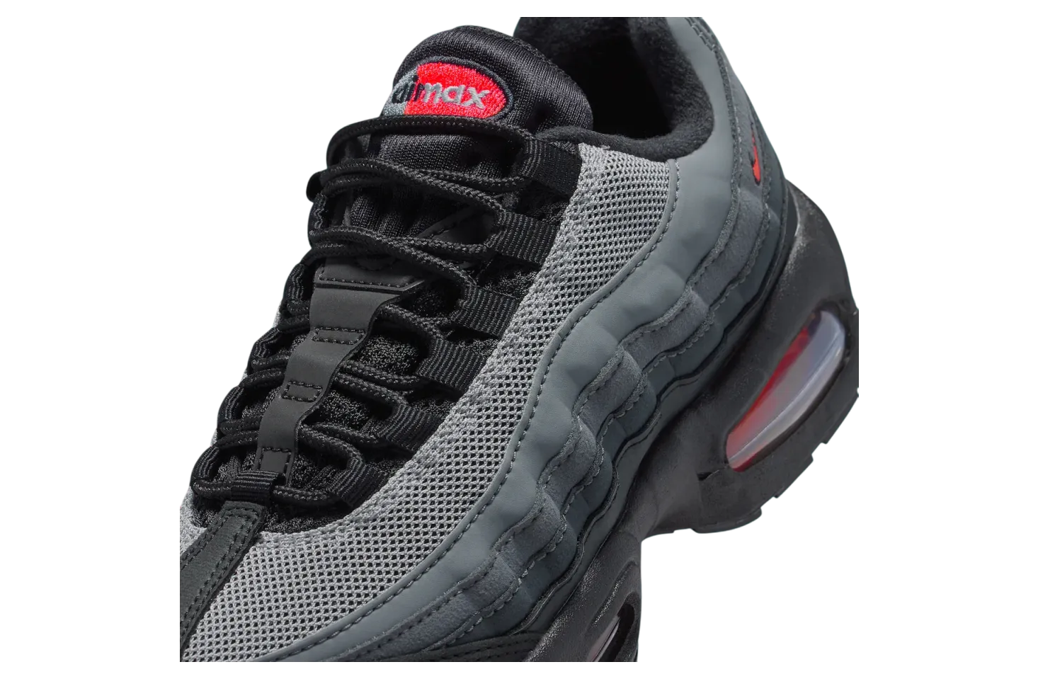 nike air max 95 big bubble black bright crimson 5
