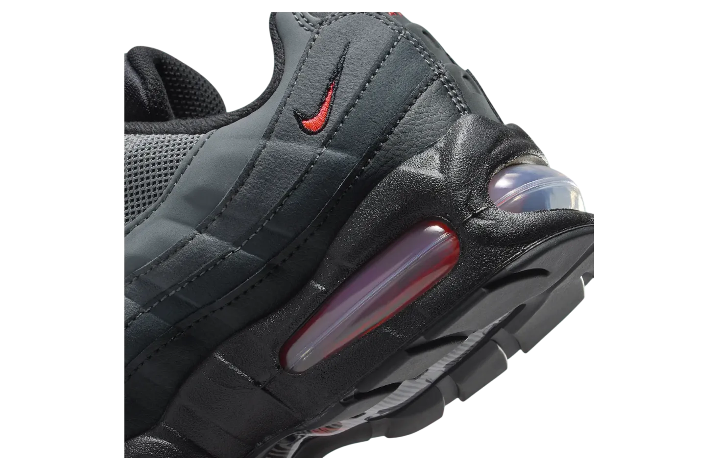 nike air max 95 big bubble black bright crimson 6