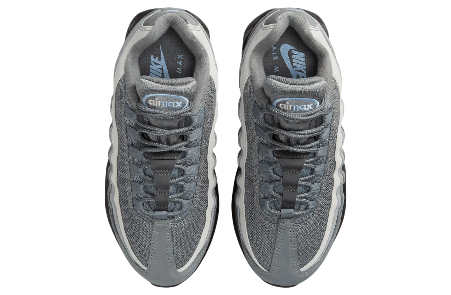 nike air max 95 gs cool grey psychic blue 2