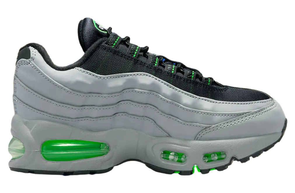nike air max 95 gs light smoke grey green strike 1