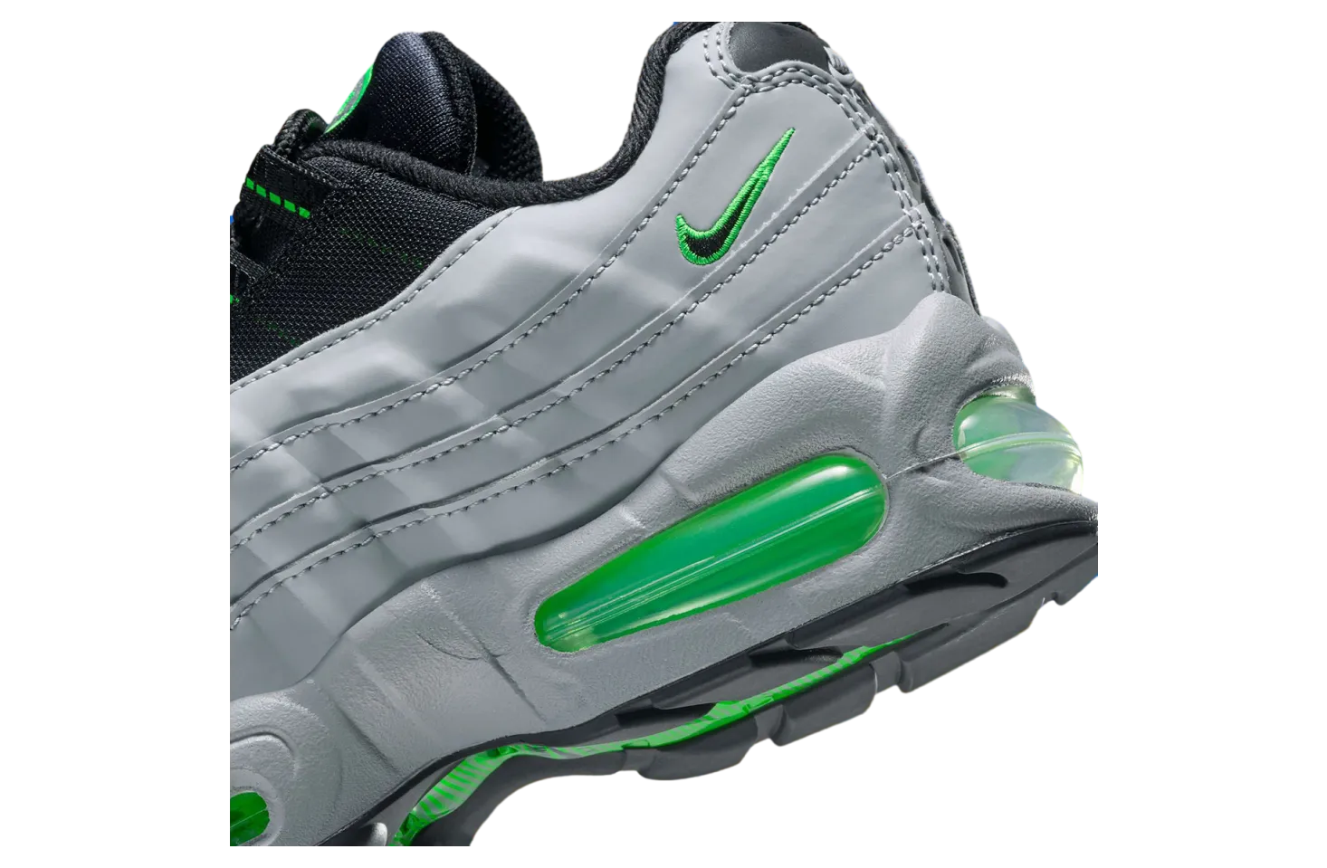 nike air max 95 gs light smoke grey green strike 6