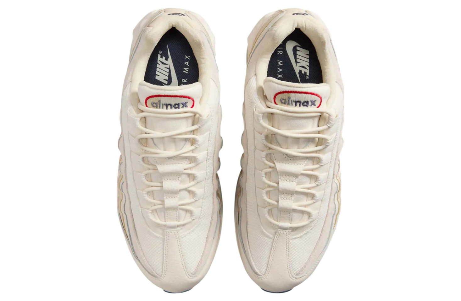 nike air max 95 og pale ivory university red 2