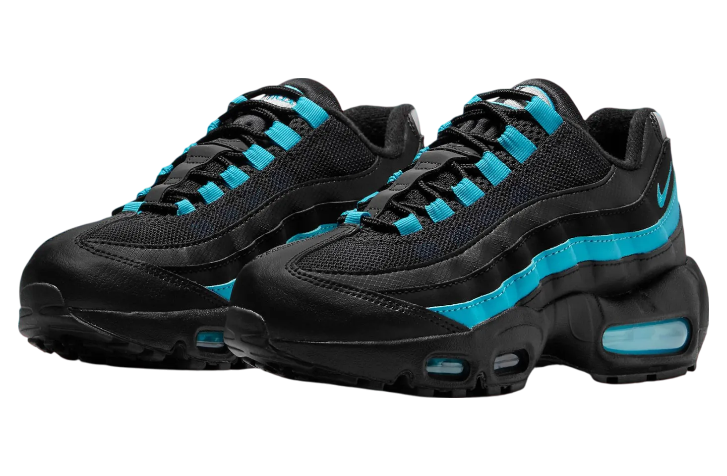 nike air max 95 recraft gs black aqua 0