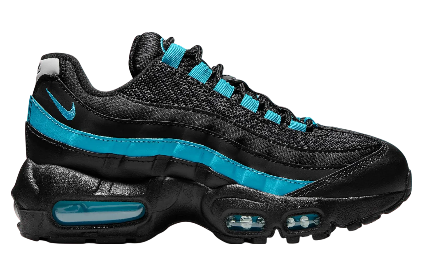 nike air max 95 recraft gs black aqua 1