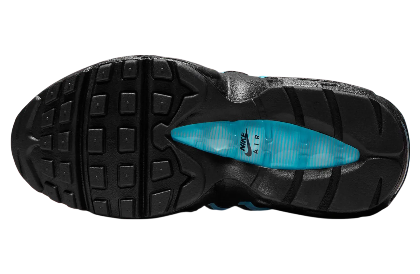 nike air max 95 recraft gs black aqua 4