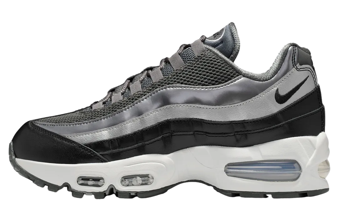 nike air max 95 wmns dark grey silver metallic