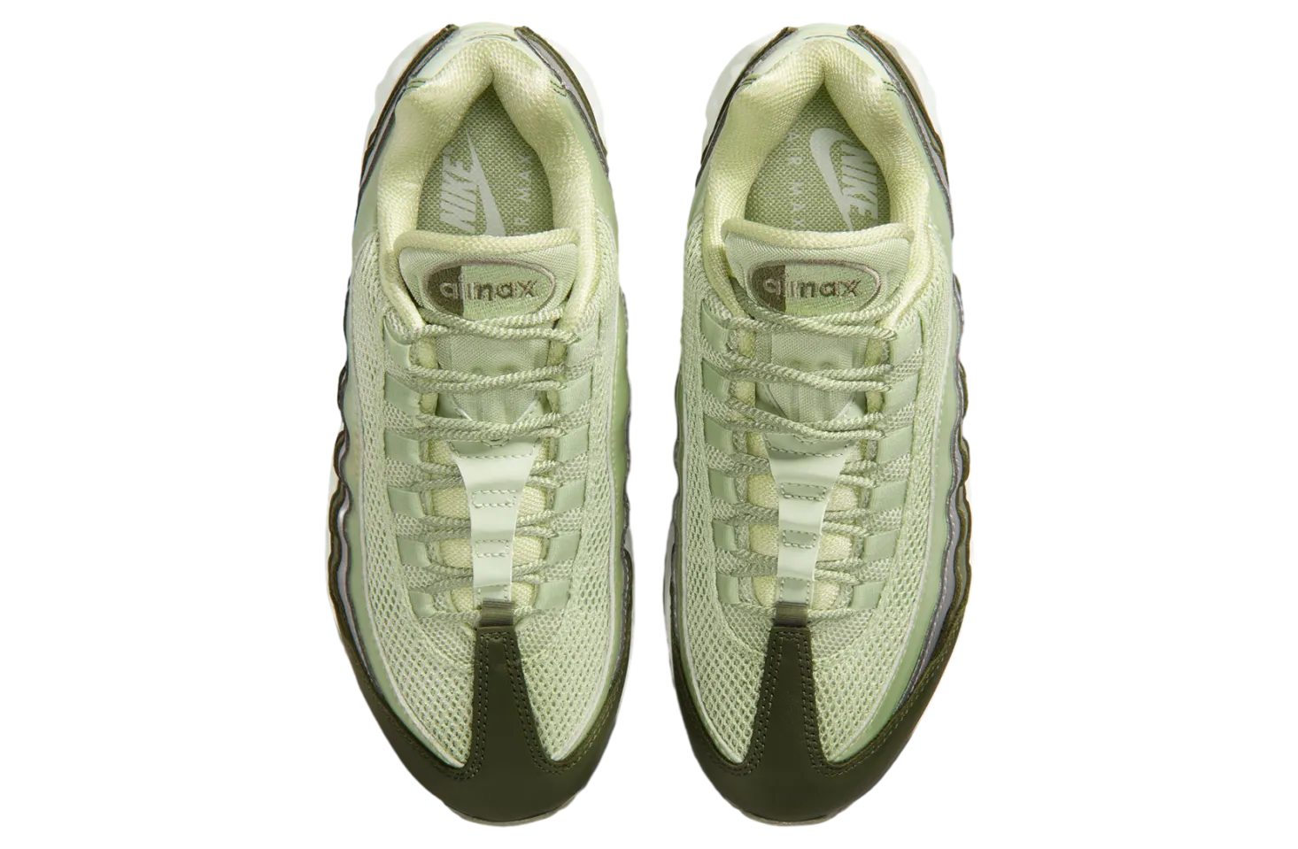 nike air max 95 wmns olive aura metallic silver 3