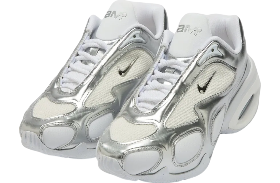 nike air max muse white metallic silver 1