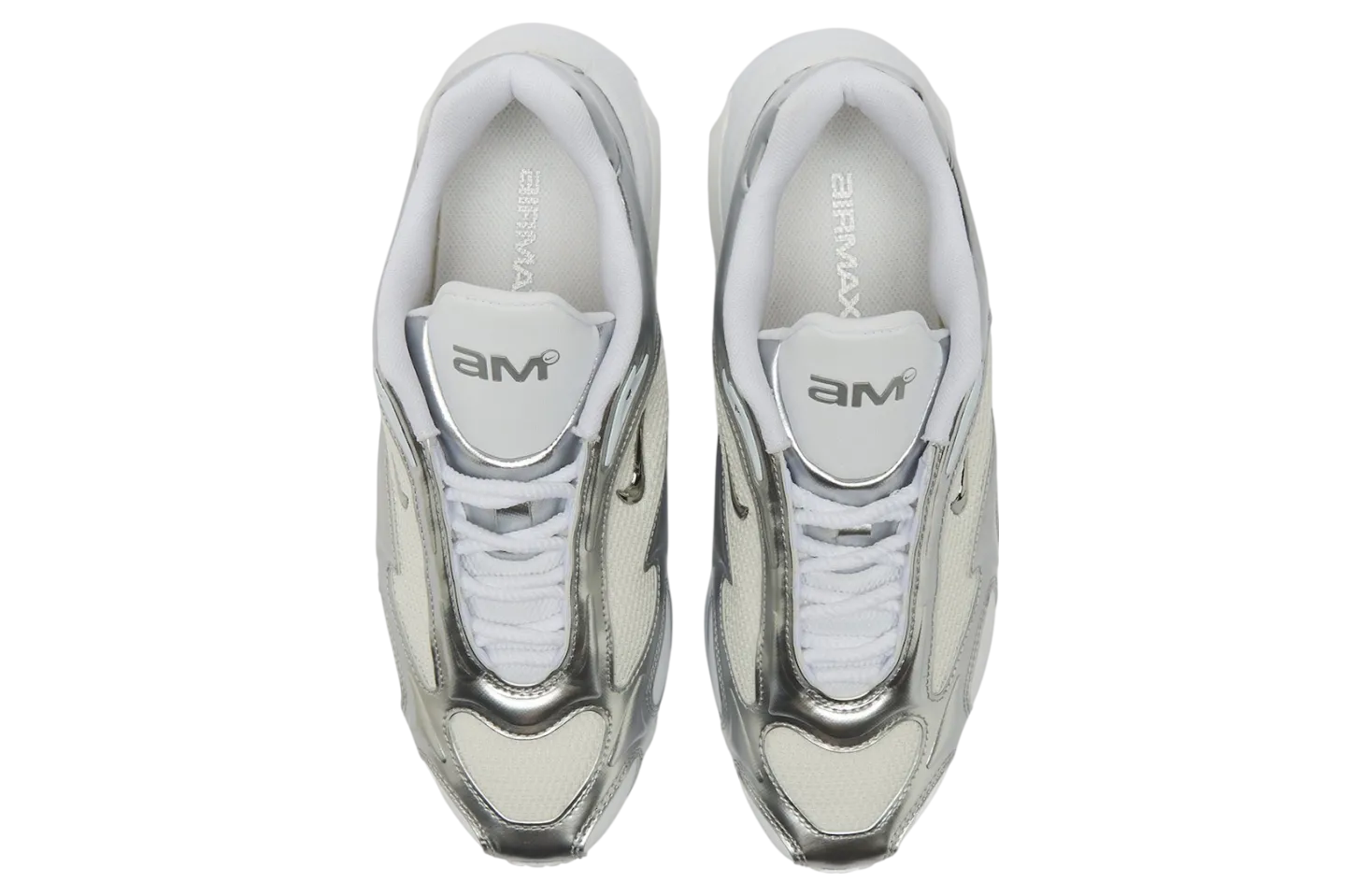 nike air max muse white metallic silver 2