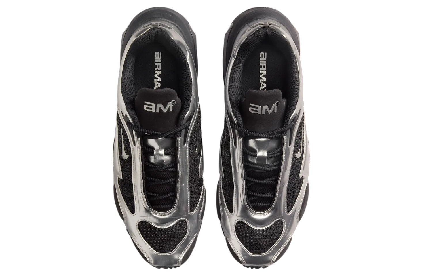 nike air max muse wmns black metallic silver 2