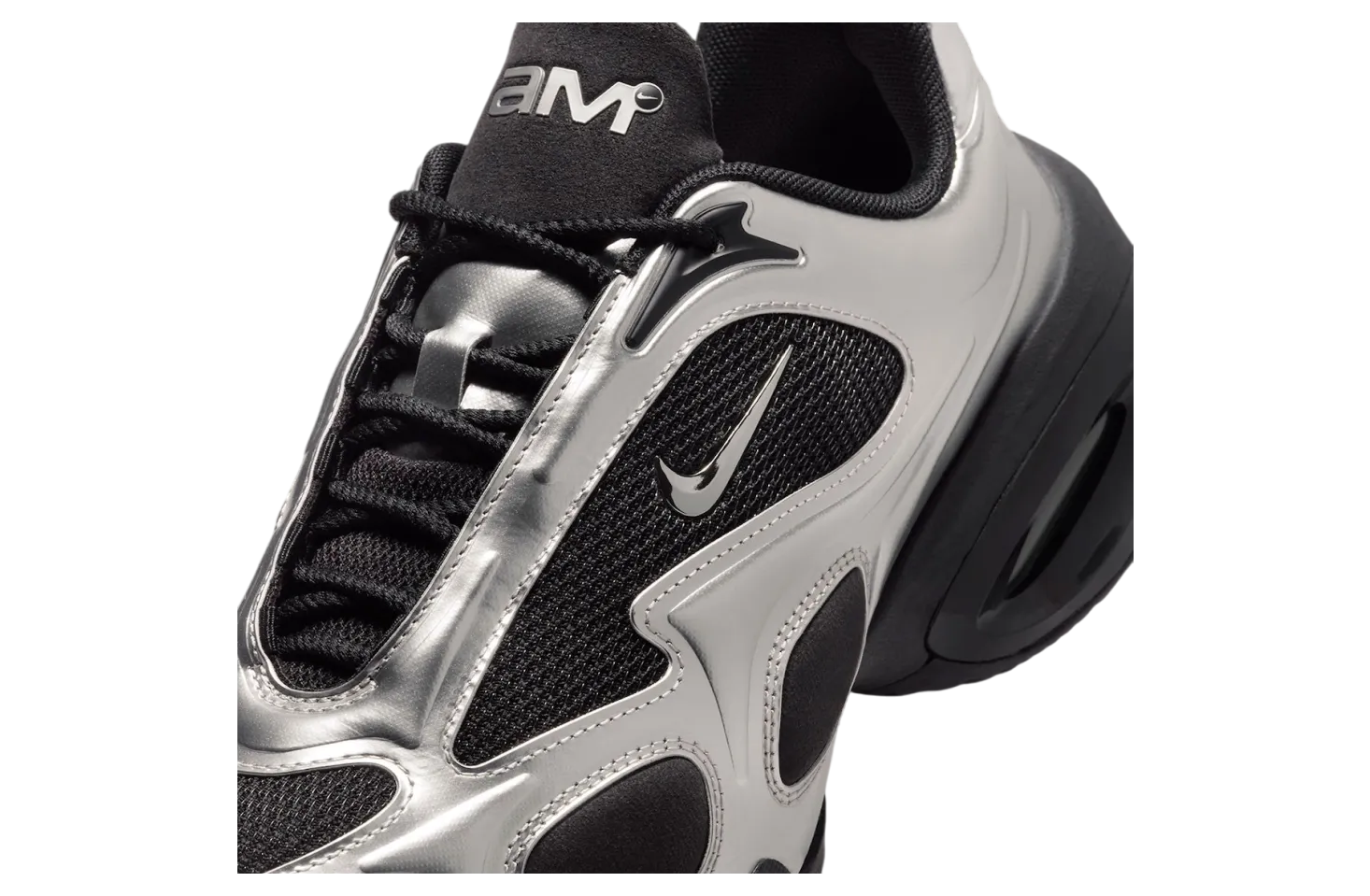nike air max muse wmns black metallic silver 6