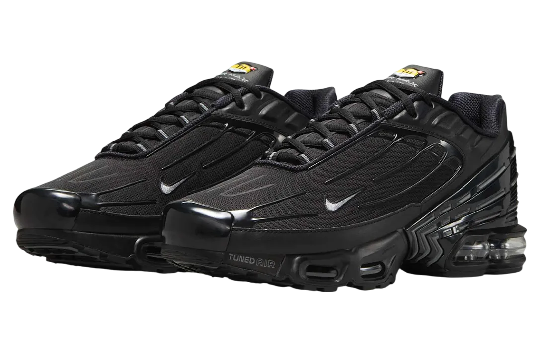 nike air max plus 3 black silver 0