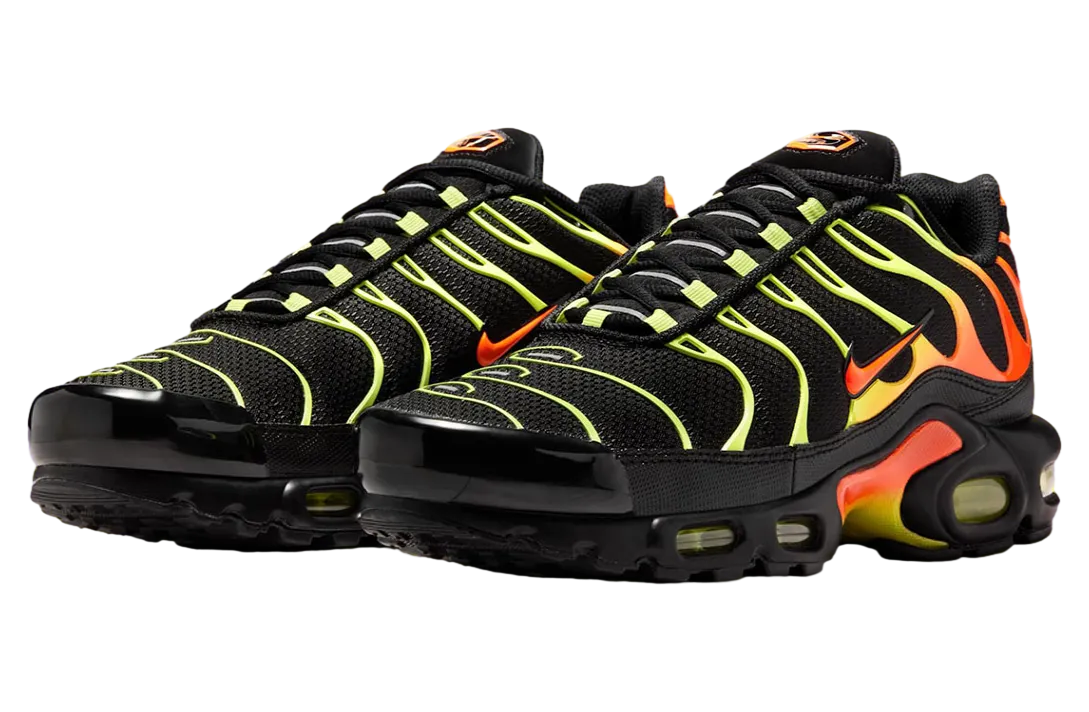 nike air max plus black lightening orange 0