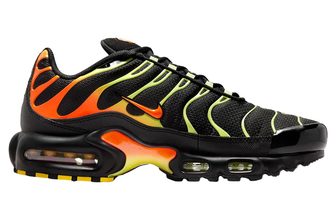 nike air max plus black lightening orange 1