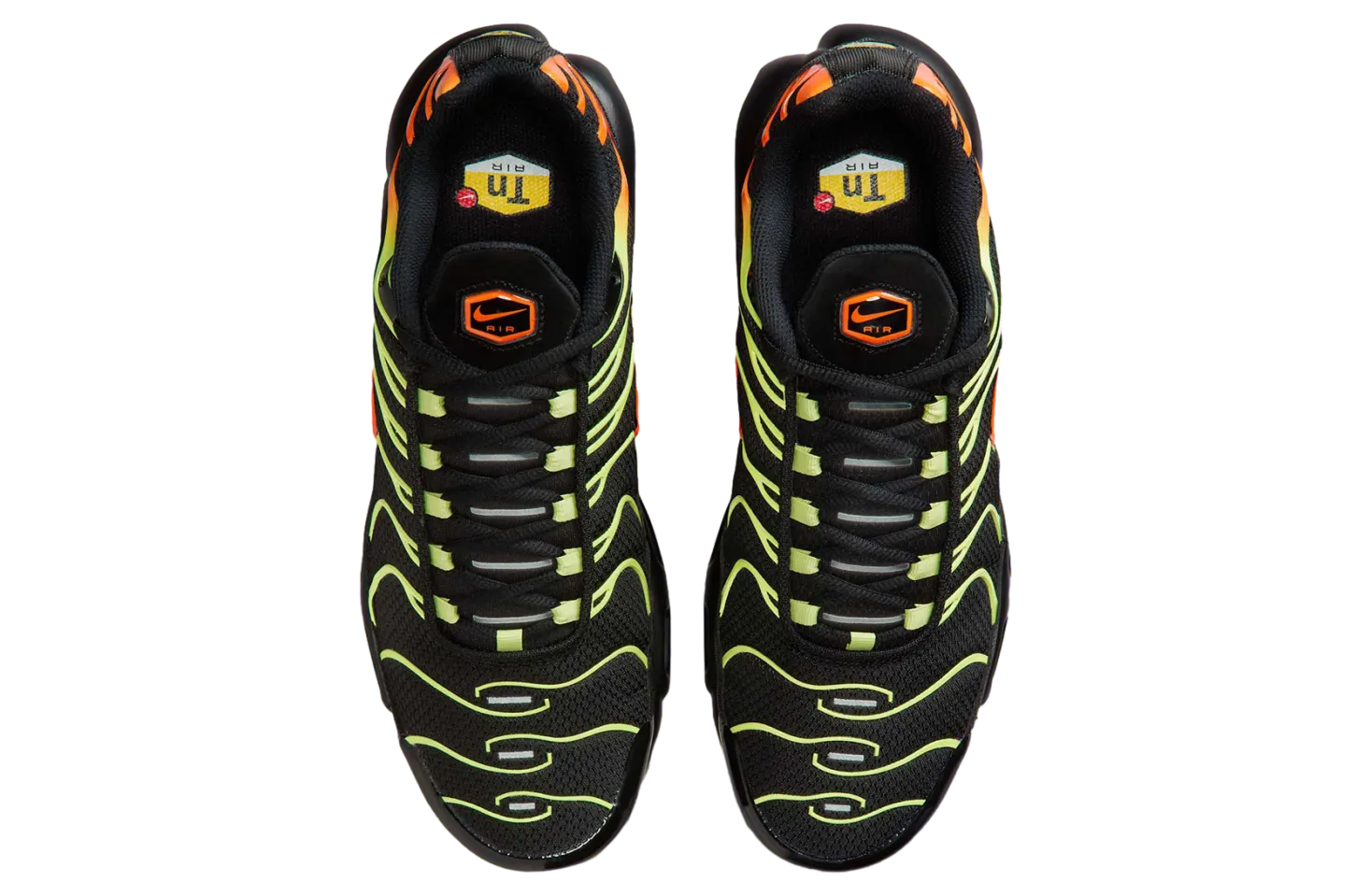nike air max plus black lightening orange 2