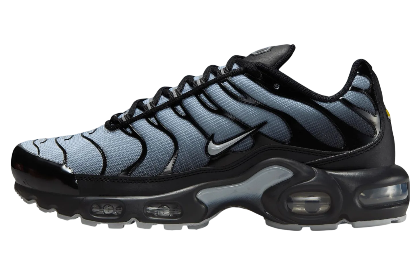 nike air max plus black metallic silver