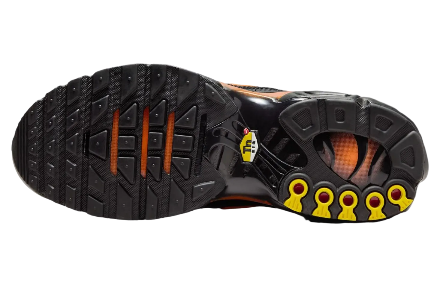 nike air max plus black total orange 5