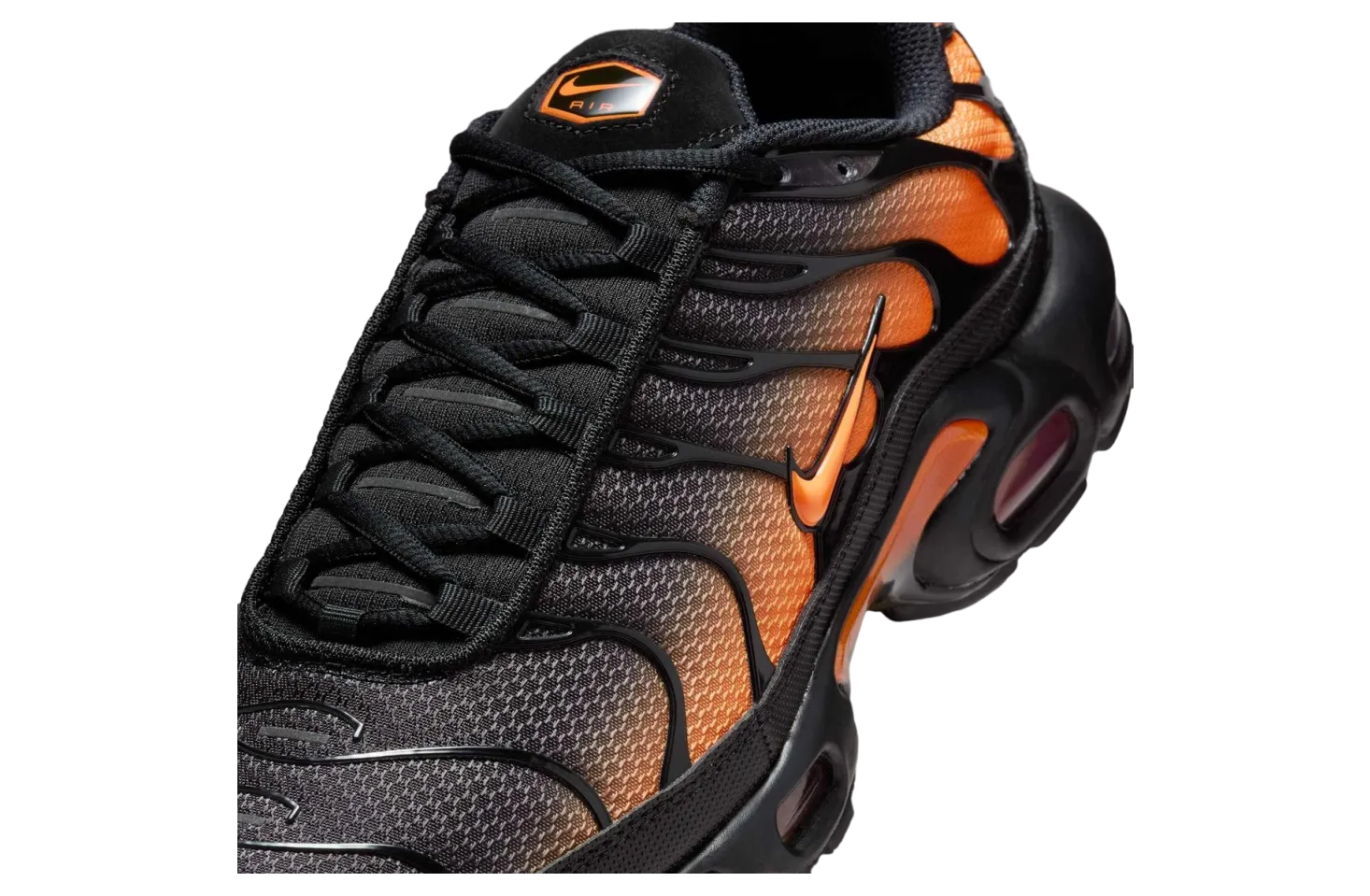 nike air max plus black total orange 6
