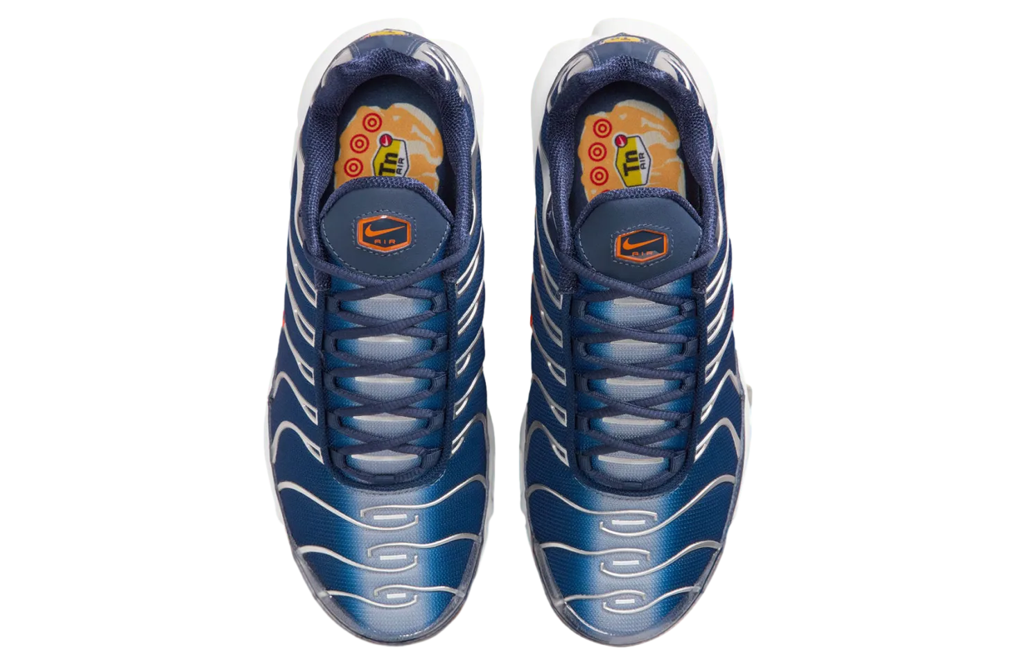 nike air max plus blue white orange 2