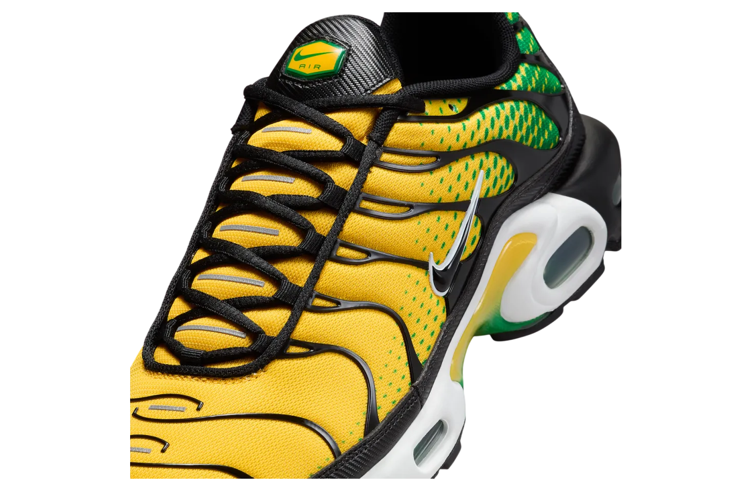 nike air max plus varsity maize pine green 5