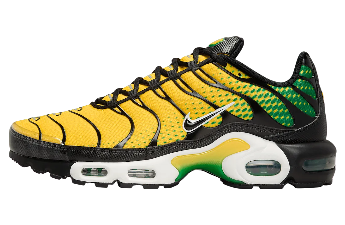 nike air max plus varsity maize pine green