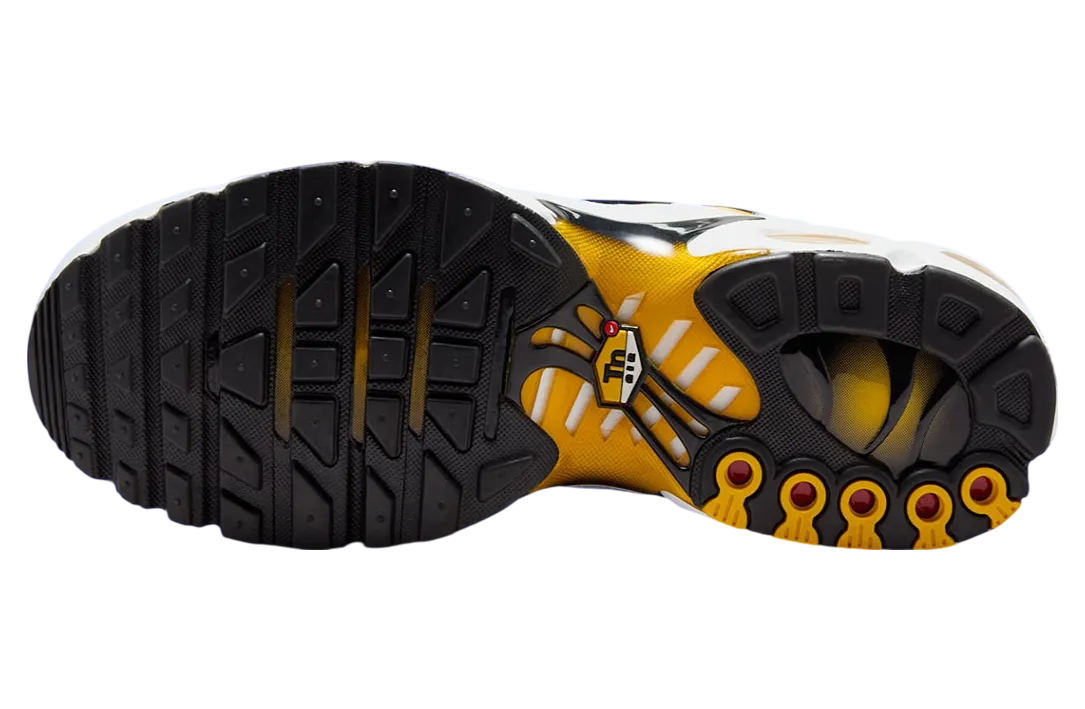 nike air max plus white black yellow 3