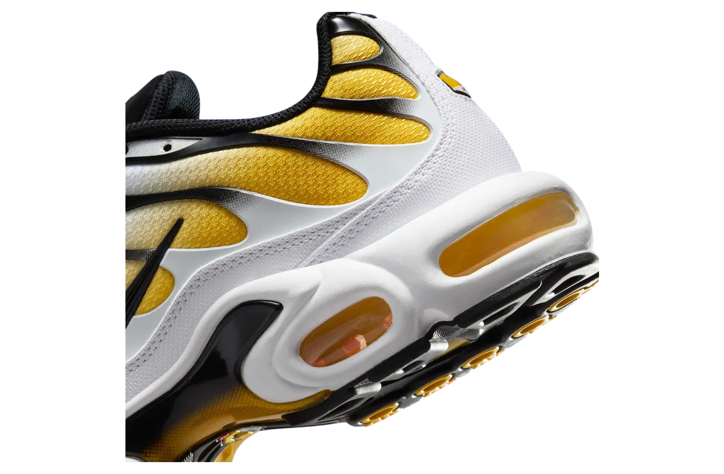 nike air max plus white black yellow 5