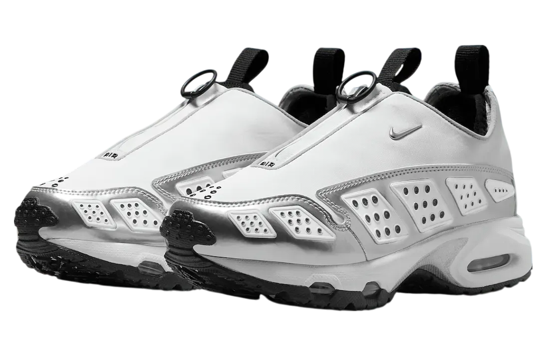 nike air max sndr white metallic silver 0