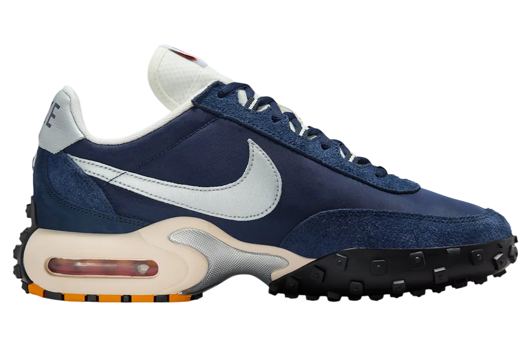 nike air max waffle navy silver 0