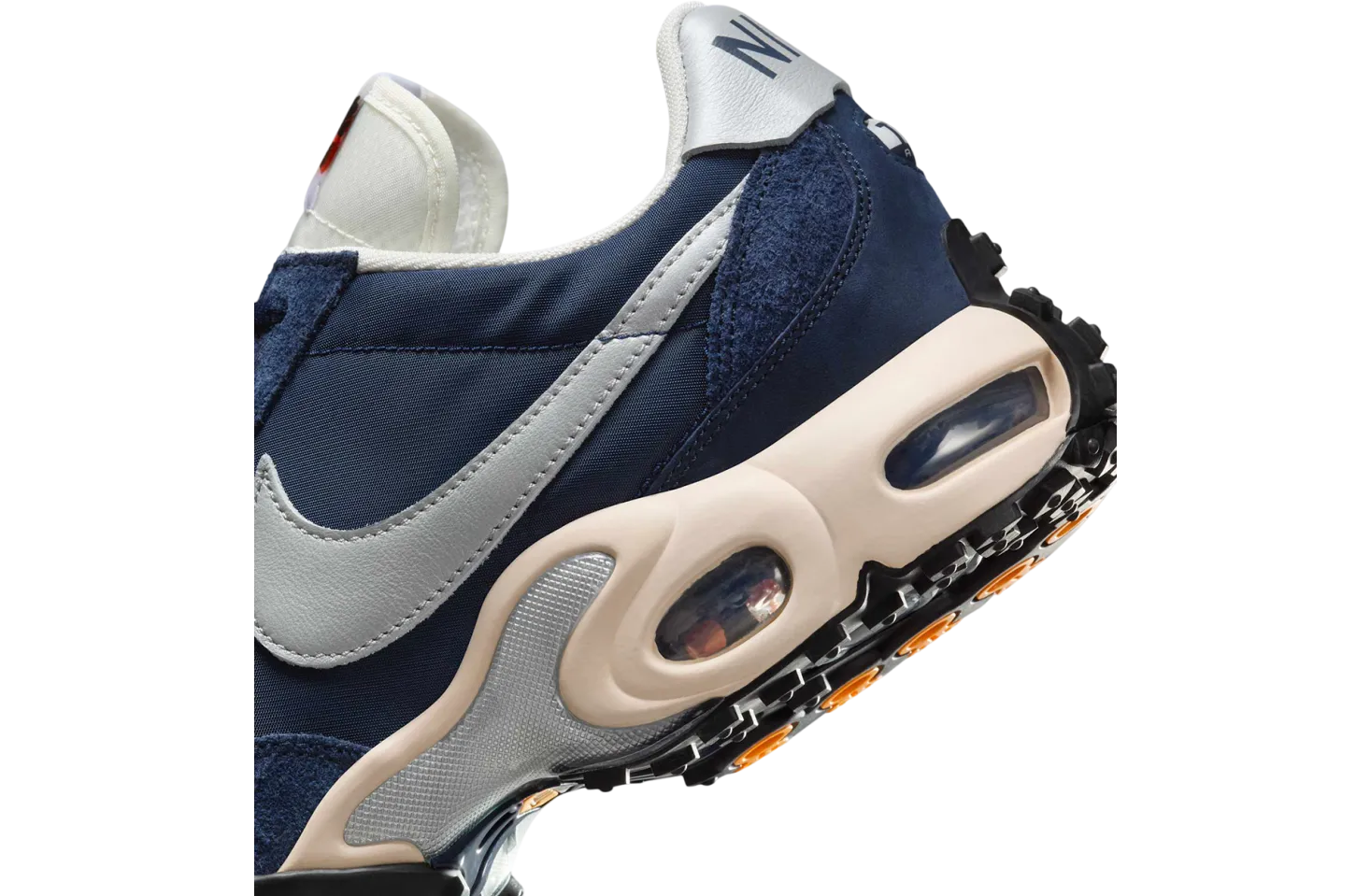 nike air max waffle navy silver 5