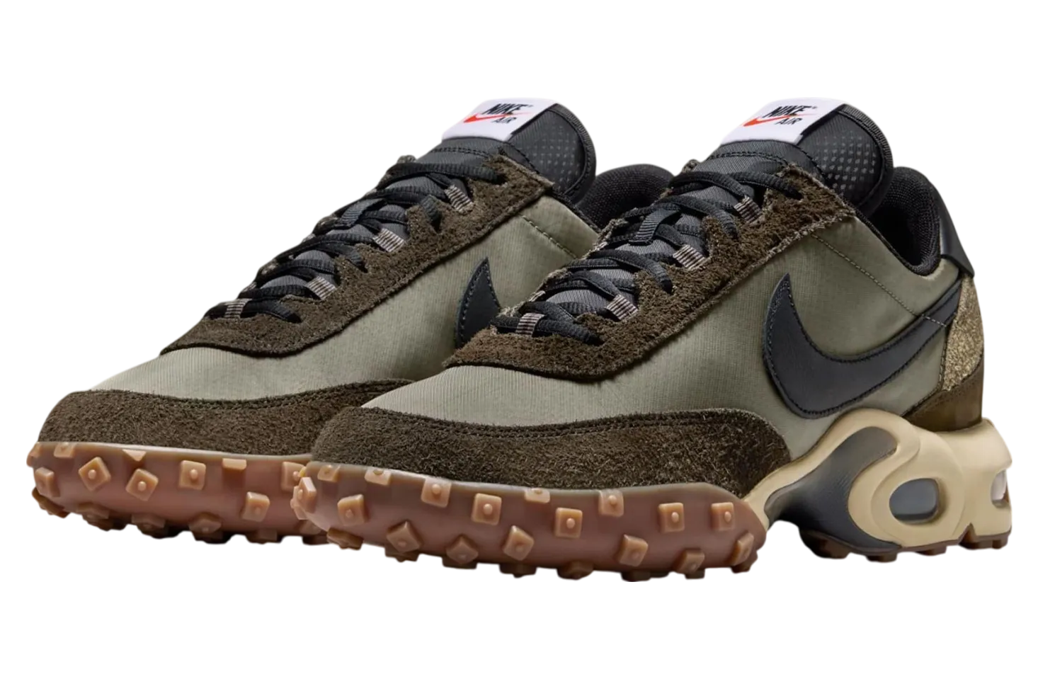 nike air max waffle sp matte olive gum dark brown 0