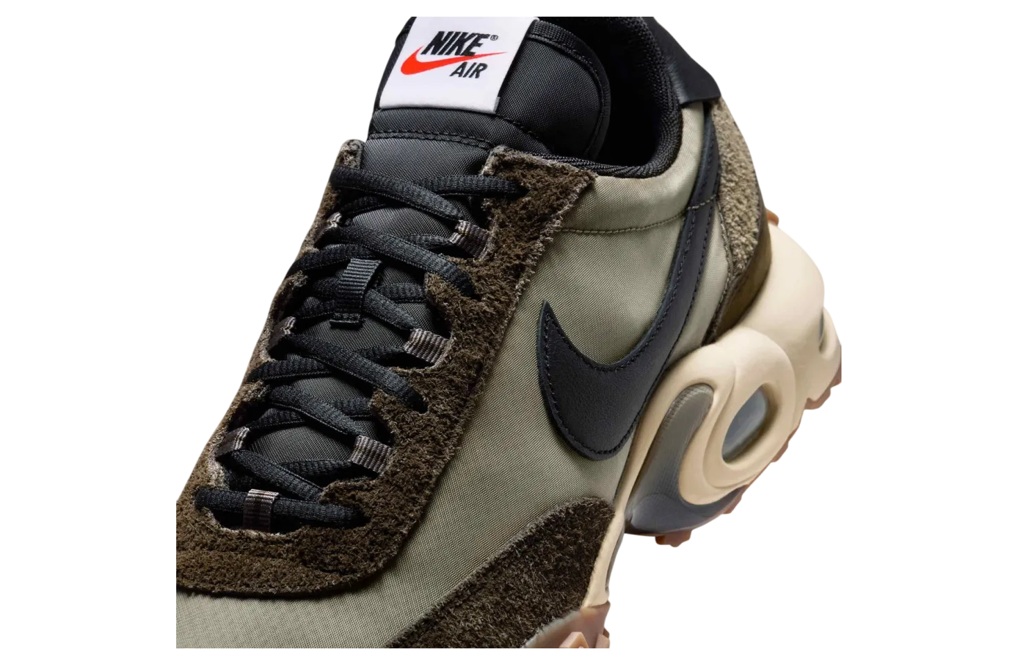 nike air max waffle sp matte olive gum dark brown 5