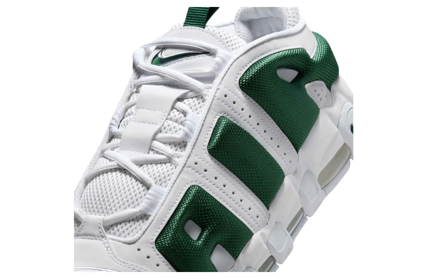 nike air more uptempo low white green 4
