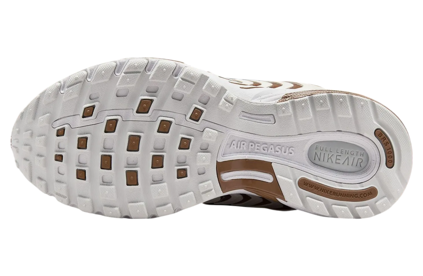 nike air pegasus 2k5 white brown 4