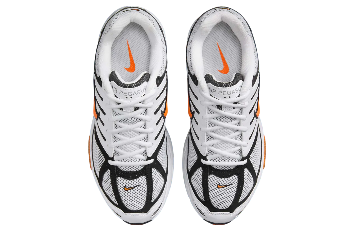 nike air pegasus 2k5 white safety orage 2