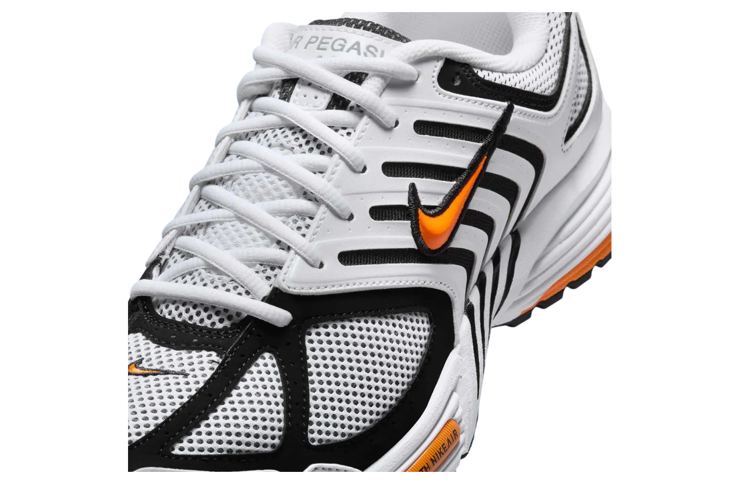 nike air pegasus 2k5 white safety orage 5