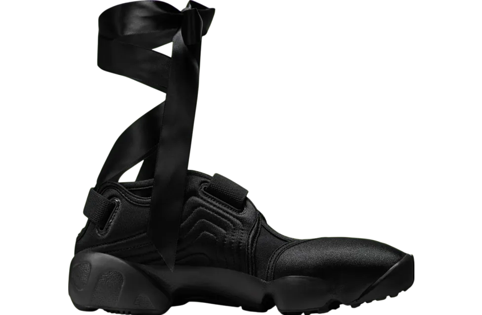 nike air rift ballet triple black 2