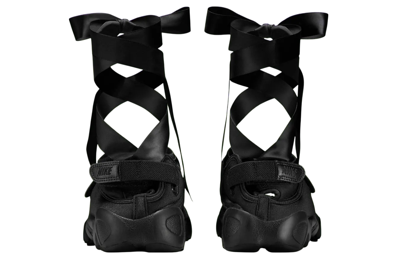 nike air rift ballet triple black 3