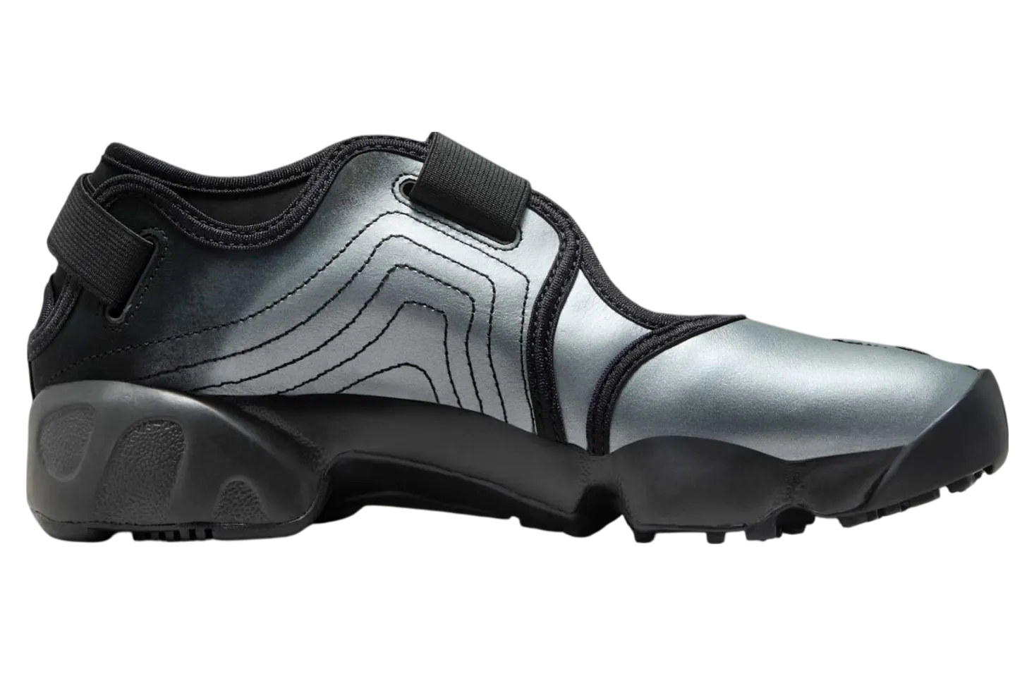 nike air rift wmns metallic silver black 1