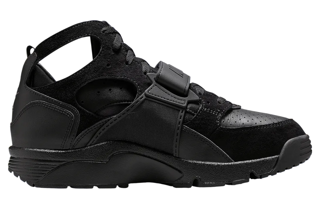 nike air trainer huarache triple black black 0