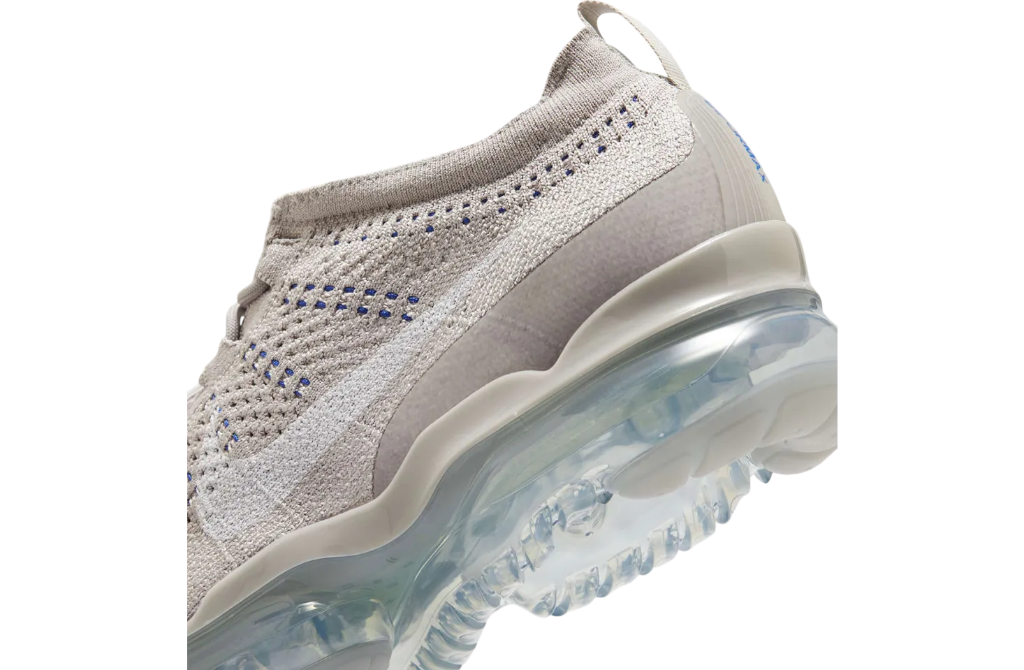 nike air vapormax 2023 flyknit college grey racer blue 4