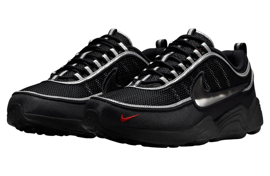 nike air zoom spiridon black metallic silver 0