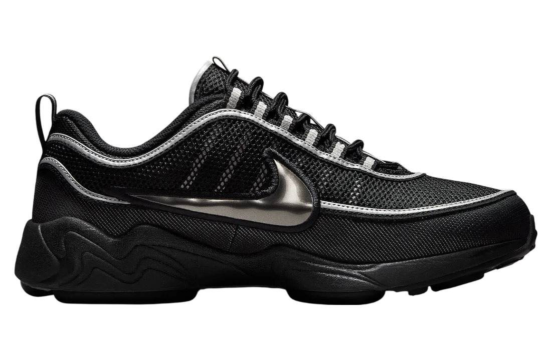 nike air zoom spiridon black metallic silver 1
