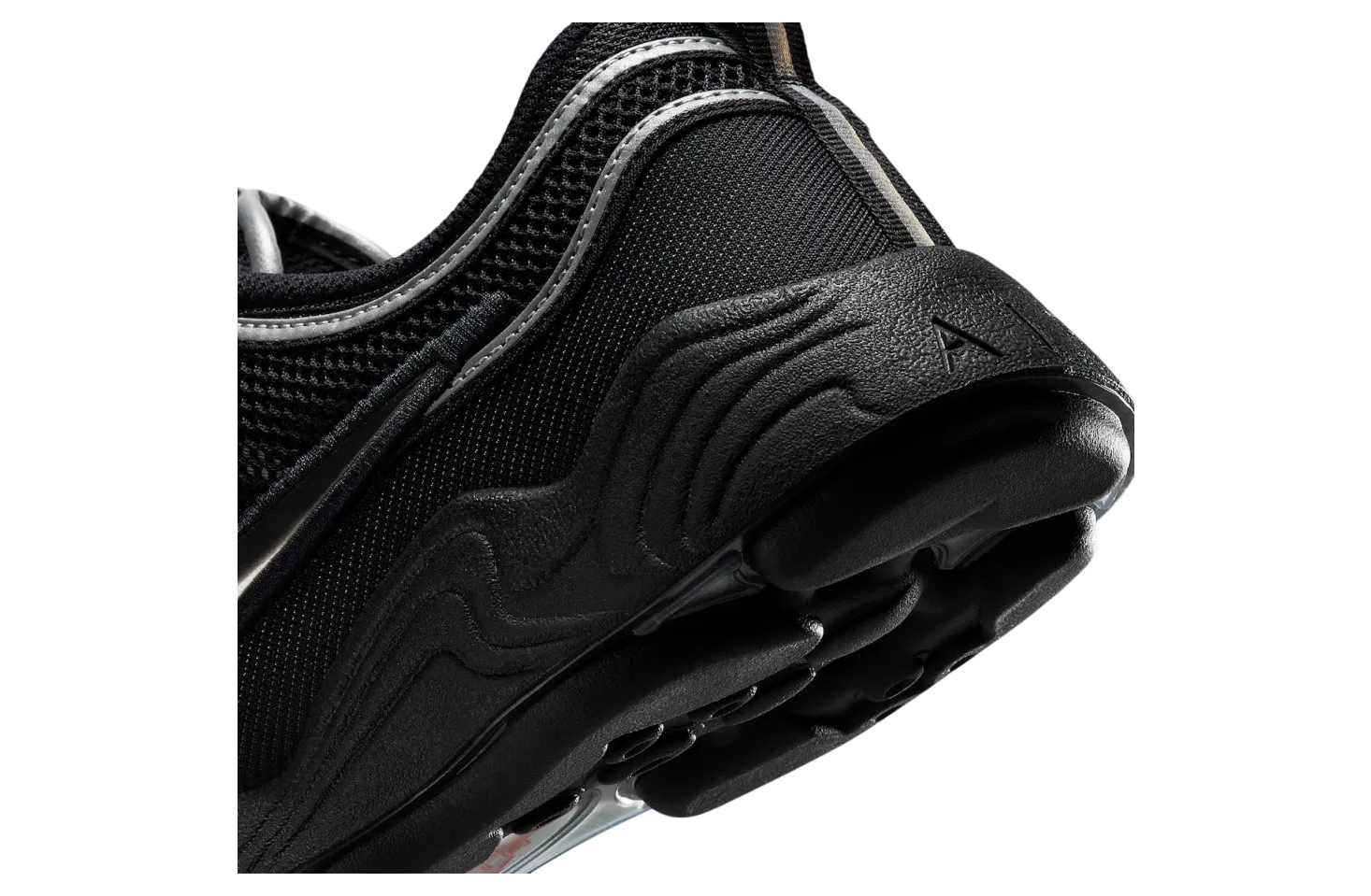nike air zoom spiridon black metallic silver 6