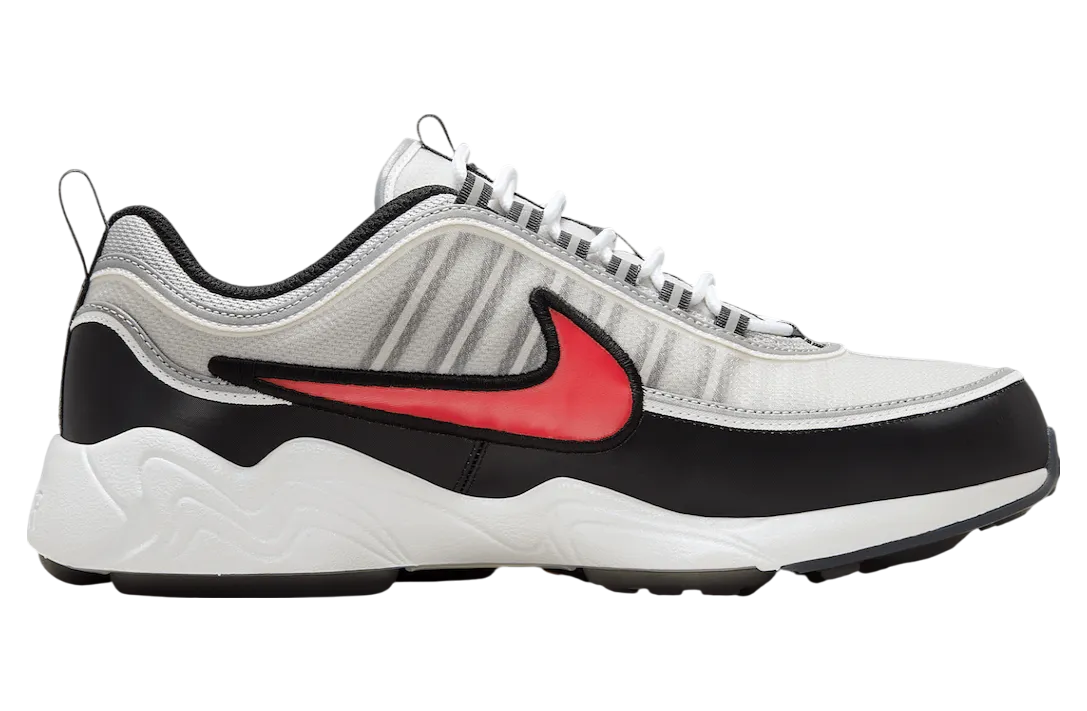 nike air zoom spiridon metallic silver sport red 1