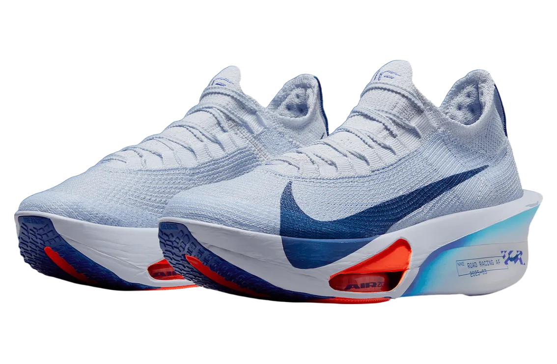 nike alphafly 3 football grey blue void 0