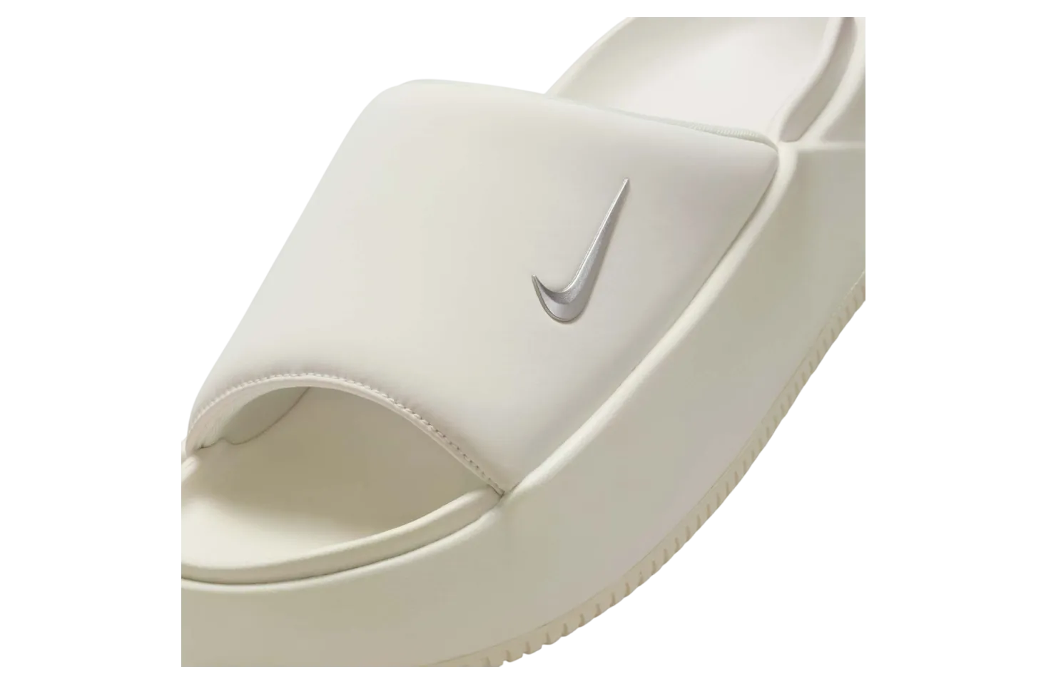 nike calm elevation slide sail metallic silver 4